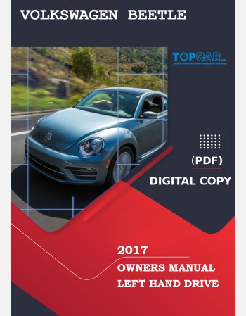 volkswagen beetle 2017 owners manual